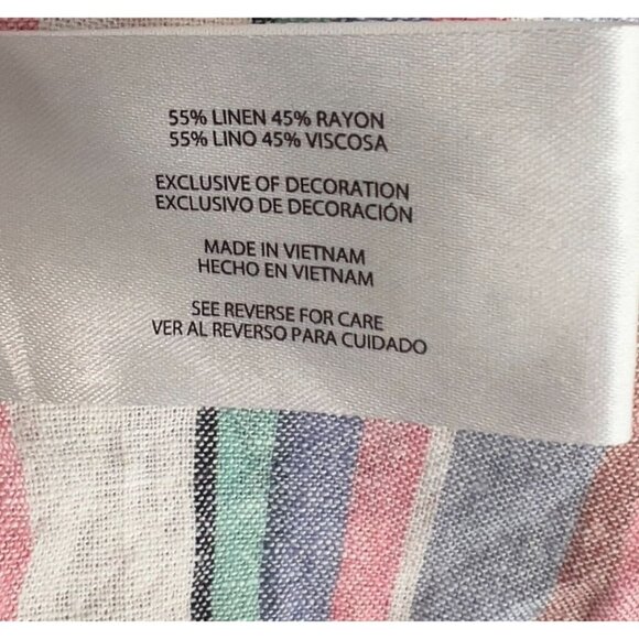 Orvis Women's XXL Striped Button-Up Shirt Linen & Rayon - Picture 6 of 6